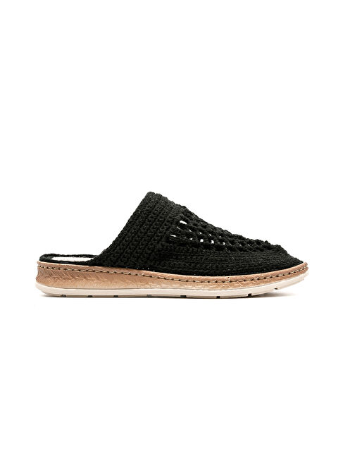 John May Kadın Terlik BBS_JMY Knitwear Slippers Black - S000509631-19351