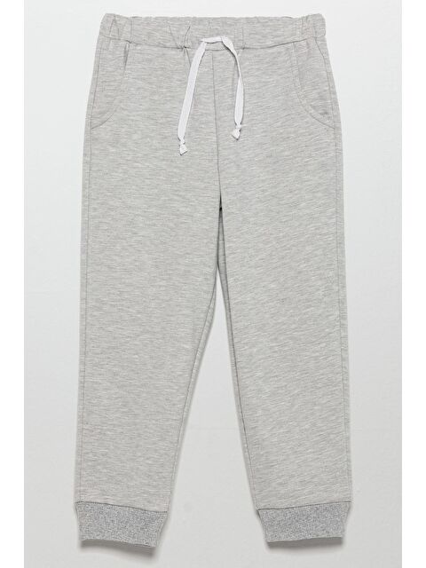 For You Kids Çizgili Kapüşonlu Jogger Gri Alt Üst Takım - S000274055-20600