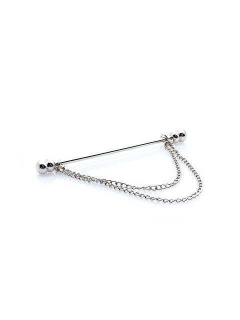 TUDORS Erkek Gümüş Renk Yaka İğnesi - S000520166-18105