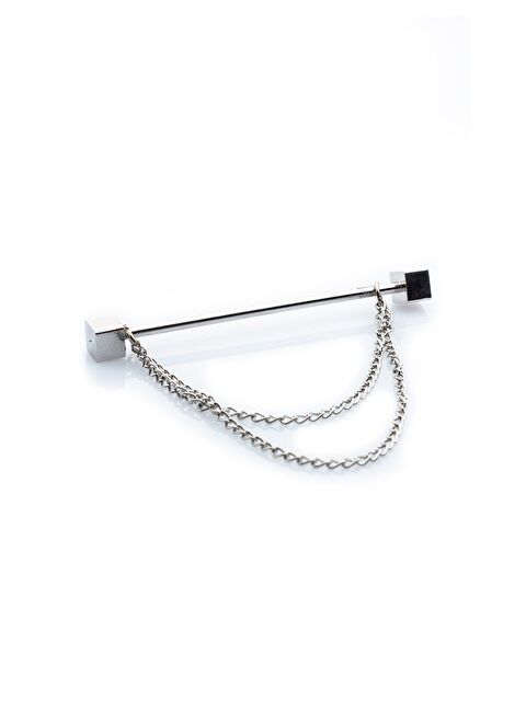 TUDORS Erkek Gümüş Renk Yaka İğnesi - S000520167-18105