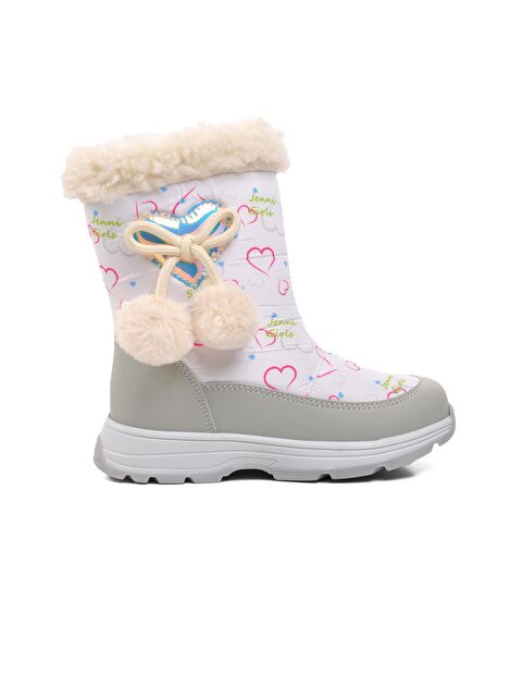 Pepino 1555-P Beyaz Kız Çocuk İçi Polarlı Kar Botu - S000121154-20063