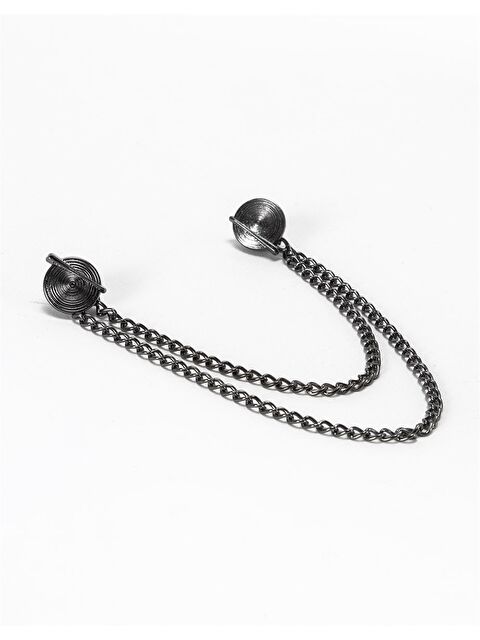 TUDORS Erkek Füme Yaka İğnesi - S000520184-33408