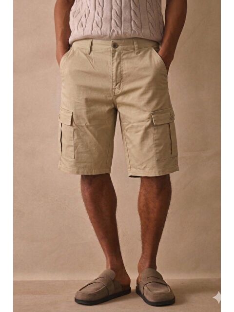 Tarz Cool Çok Cepli Yazlık Rahat Kargo Şort