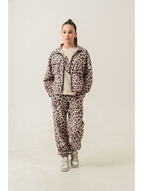 pi pengai Kız Çocuk 3'lü Takım (Ceket+Pantolon+Tişört) P1013 - S000346027-18686