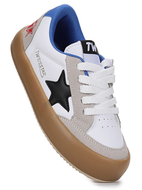 Kiko Kids Rida Günlük Cırtlı Bağcıklı Erkek Çocuk Spor Ayakkabı - S000420840-37276