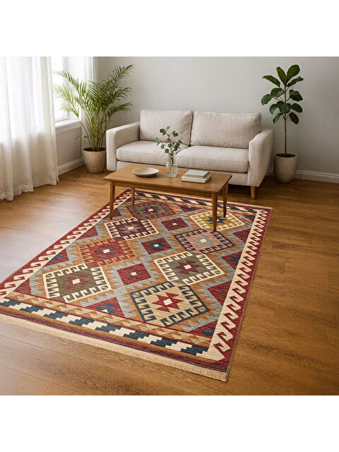 Evidea Soft Kökez Halı - Renkli - 120x180 cm