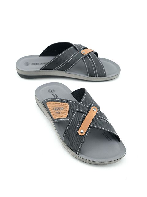 Gezer Yazlık Comfort Taban Suni Deri Erkek Terlik - S000206304-19351