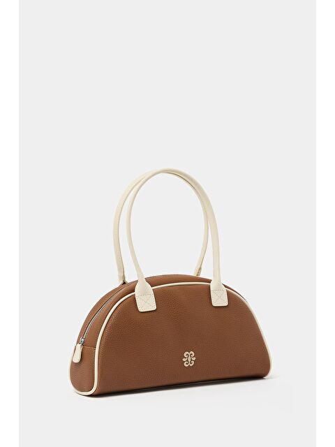 MADAMRA Retro El Ve Omuz Çantası Taba - S000451614-37454