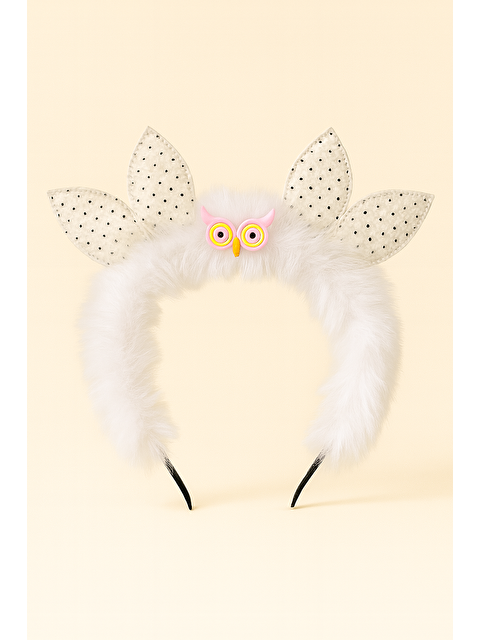 Katia And Bony Çocuk Baykuş Aksesuarlı Taç Beyaz - S000474889-20063