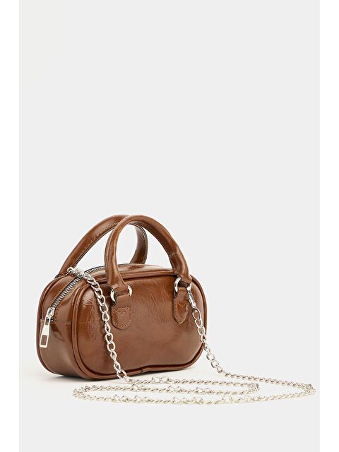 MADAMRA Mini Çapraz Askılı Retro Çanta Taba - S000452310-37454