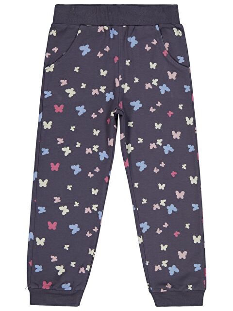 Civil Girls Kelebek Baskılı 6-9 Yaş Eşofman Altı - S000466648-29666