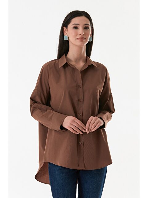 Fullamoda Basic Arkası Uzun Salaş Gömlek - S000350569-19413