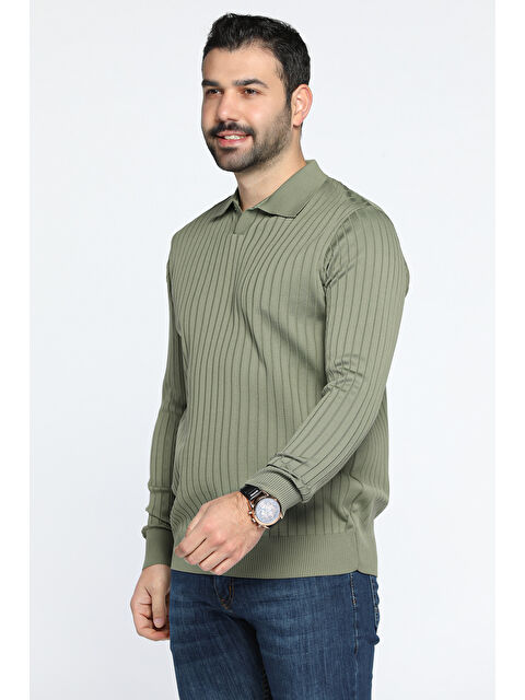 Mishar İtalia Erkek Polo Yaka Triko Kazak - S000300512-17354