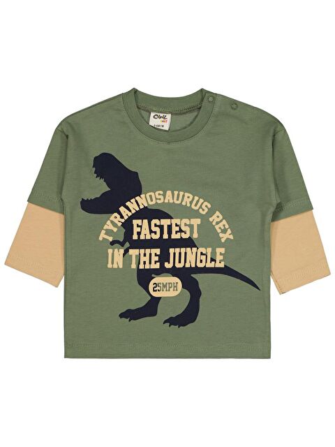 Civil Baby Dinozor Baskılı 6-18 Ay Sweatshirt - S000466664-18547