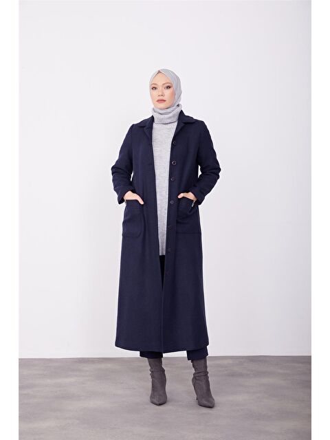 ARMİNE Cep Aksesuarlı Ve Pensli Manto 23K8607 - S000131123-21164