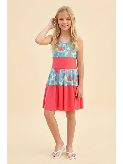 Modanino Kız Çocuk Elbise Mayo 2-11 Yaş 12596B