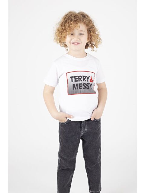Mnk Baby & Kids Jean Erkek Çocuk Ceket, Pantolon Ve Tişörtlü Takım M00694 - S000451524-19351