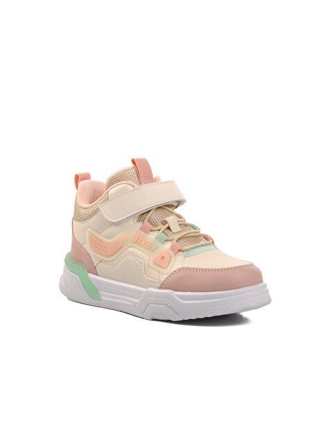 Pepino Krem-Pudra Unisex Bilek Boy Cırtlı Çocuk Sneaker 1726-F - S000271931-37337