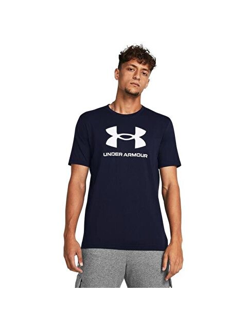 Under Armour Sportstyle Logo Update Erkek Lacivert Tişört - S000522152-21164