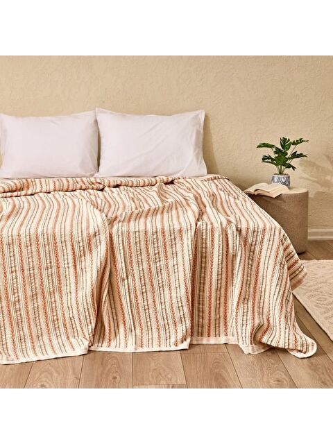 Evidea Soft Avena Çift Kişilik Yatak Örtüsü - Renkli - 220x230 cm
