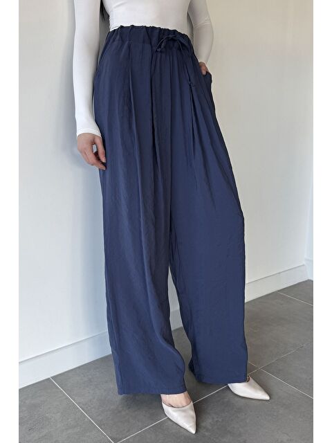 Gülseli Perry Kadın Bel Lastikli Bol Kesim Pantolon