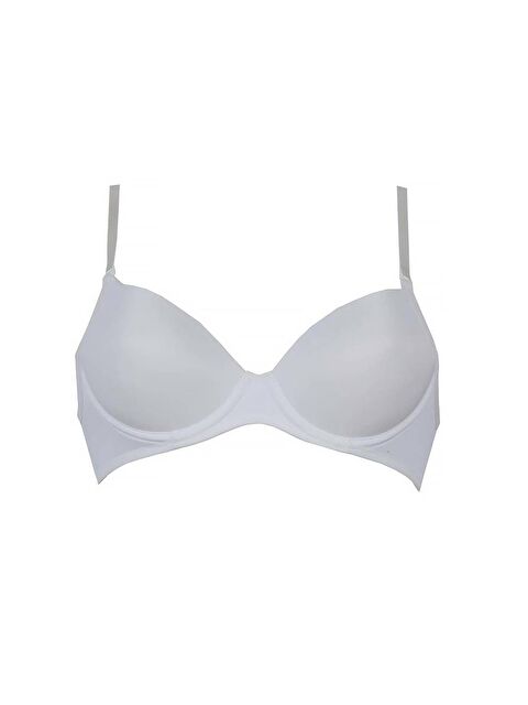 Kompedan Desteksiz Sütyen Micro Kaplı Kulaklı Boş Kap  | Ekru 7010 - S000237673-19965