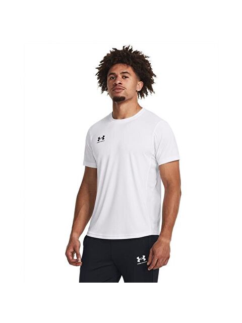 Under Armour Challenger Train Erkek Beyaz Yuvarlak Yaka Tişört - S000522160-20063