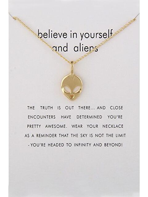 New Obsessions Alien Uzaylı Dilek Kolyesi - S000145108-20076