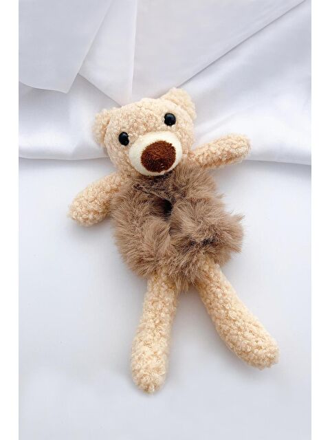 New Obsessions Teddy Bear Peluş Ayıcıklı Kürklü Simit Toka - S000108848-26429