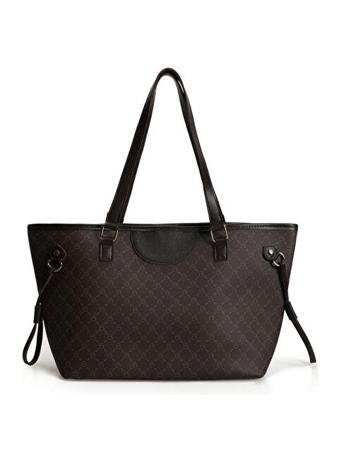 Lucky Bees Desenli Kadın Tote El ve Omuz Çantası - S000118454-277