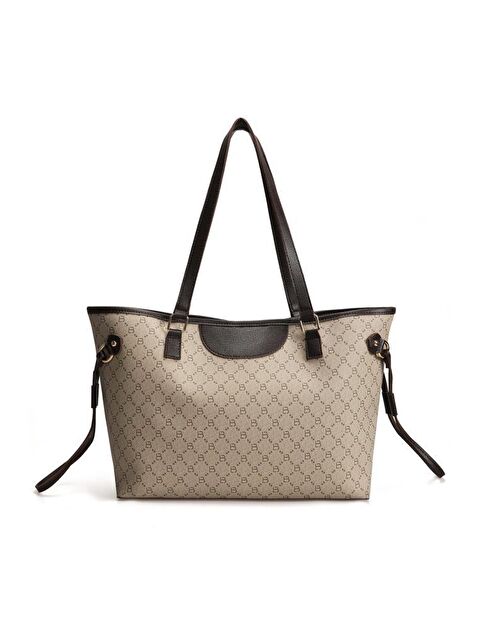 Lucky Bees Desenli Kadın Tote El ve Omuz Çantası - S000118454-19966