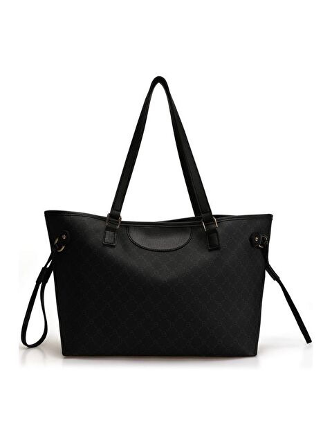 Lucky Bees Desenli Kadın Tote El ve Omuz Çantası - S000118454-19351