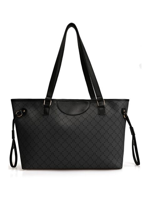 Lucky Bees Desenli Kadın Tote El ve Omuz Çantası - S000118454-130