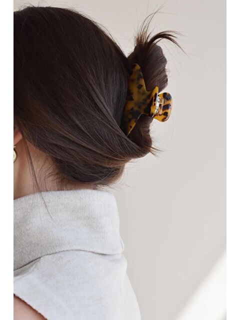 New Obsessions Carolina Kaplumbağa Sırtı Lüks Asetat Mandal Toka - S000327459-19413