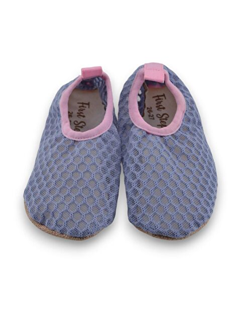 First Step Fileli Kaydırmaz Taban Kız Çocuk Havuz Patiği Pembe-F-9024 - S000185986-20024