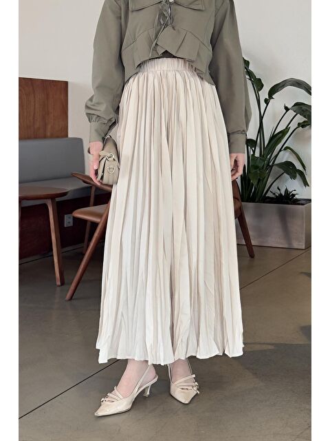 Lamelif Kraşlı Tesettür Etek Taş - S000517828-25636