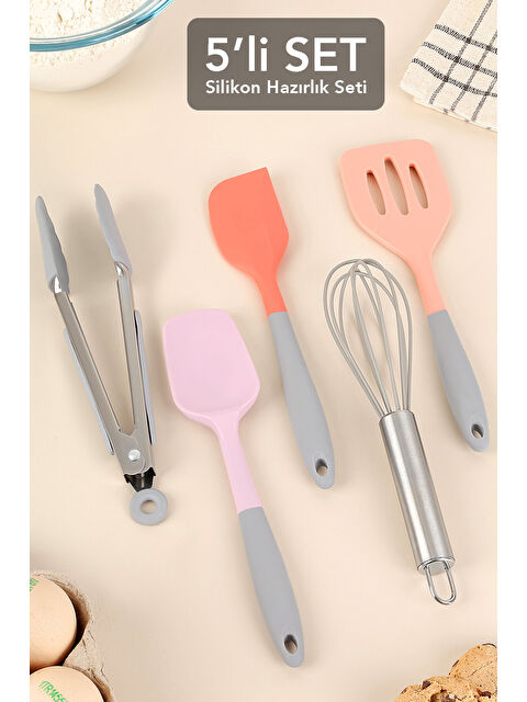 Meleni Home 5 Parça Silikon Yemek Hazırlık Seti