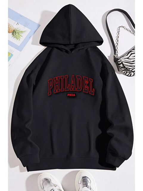 uyguntarz Unisex Philadelphia Baskılı Sweatshirt - S000268933-19351