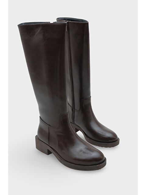 Capone Outfitters Zena Yuvarlak Burunlu Kadın Çizme - S000473665-19413