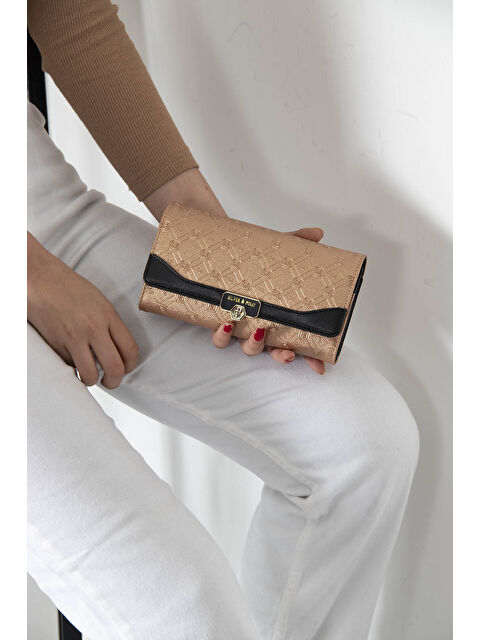 Silver Polo Kadın Cüzdan & Kartlık 979-38733 BAYAN CÜZDAN M46 PUDRA-MAT SİYAH - S000507810-19351