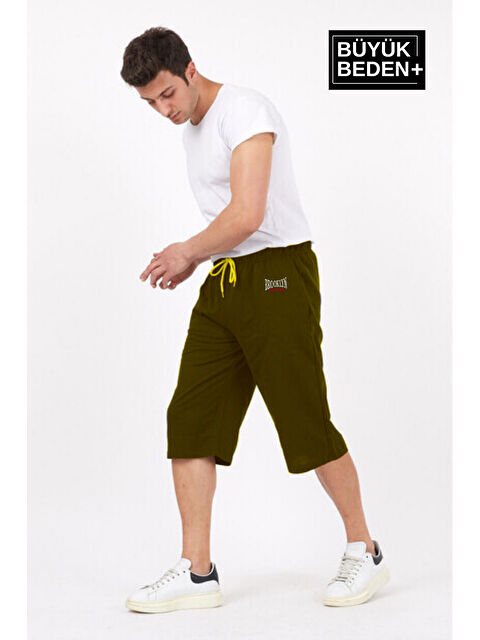 Süperlife Erkek  N.Brooklyn Baskılı Slim Fit Kalıp Büyük Beden Şort SPR25BSR089 - S000374823-18547