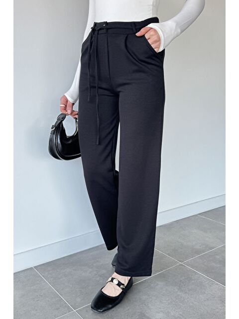 Gülseli Düğmeli Palazzo Pantolon