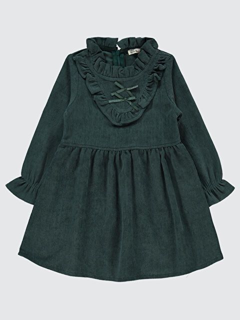Civil Girls Kız Çocuk Elbise 2-5 Yaş Yeşil - S000286950-18194