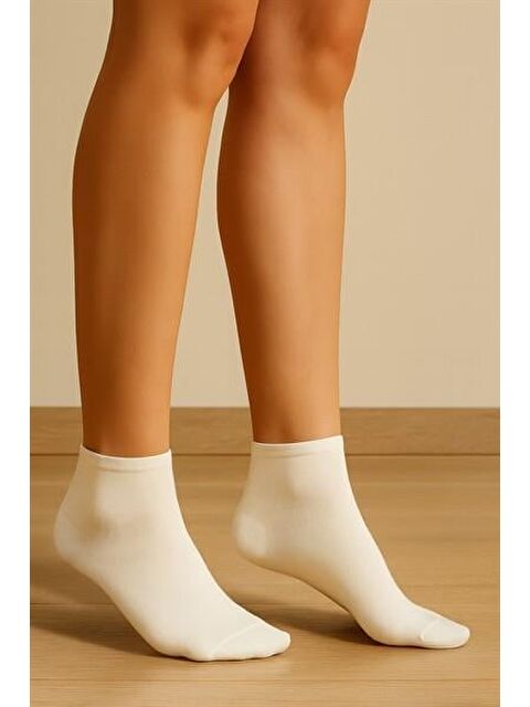 Katia And Bony Kadın Basic Step Çorap Beyaz - S000503823-20063