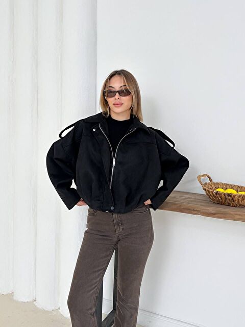 carla10 Süet Bomber Ceket - S000463143-19351