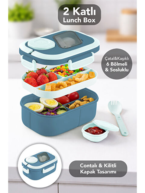 Meleni Home Bondie Kilitli Kapaklı Yemek Kabı