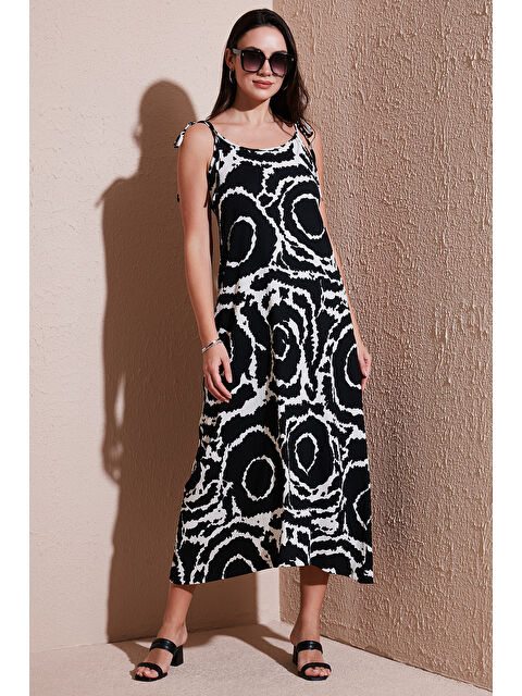 Lela Regular Fit İp Askılı Uzun Kadın Elbise 5865732 - S000145617-37424