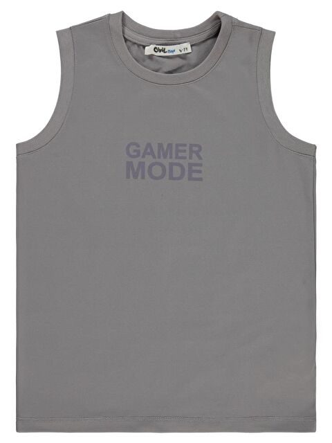 Civil Boys Gamer Mode Reflektör Baskılı Sıfır Kol 6-9 Yaş Tişört - Gri 8-9 Yaş - S000483199-20600