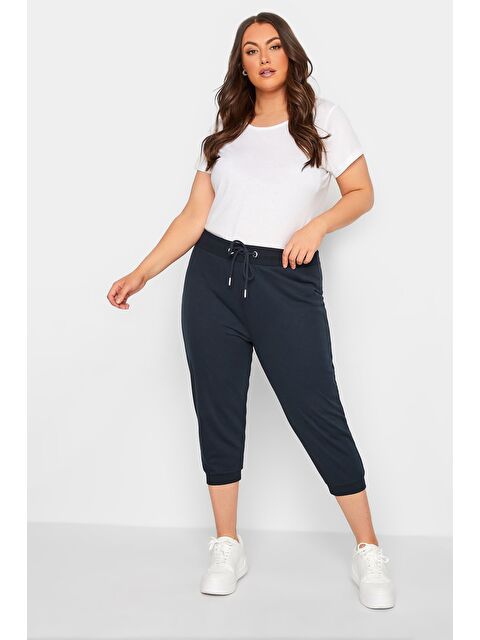 Stil Diva Büyük Beden Beli Ve Paçası Lastikli Dar Paça Jogger Pantolon 144834 - S000426735-21164