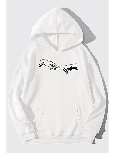 uyguntarz Unisex Michelangelo Baskılı Sweatshirt - S000268943-20063